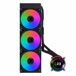 Lian Li GA II Hydroshift II LCD-C 360CL Processore Raffreddatore di liquidi tutto in uno 12 cm Nero 1 pz - Vista aggiuntiva 2