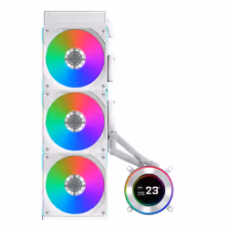 Lian Li GA II Hydroshift II LCD-C 360CL Processore Raffreddatore di liquidi tutto in uno 12 cm Bianco 1 pz - Vista aggiuntiva 2