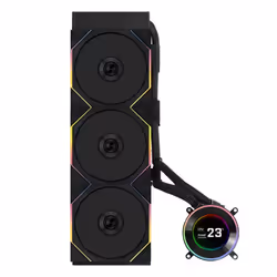Lian Li GA II Hydroshift II LCD-C 360TL Case per computer Raffreddatore di liquidi tutto in uno 12 cm Nero 1 pz - Vista aggiuntiva 2