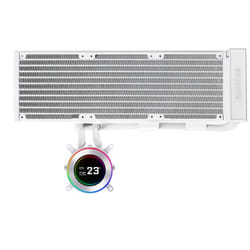 Lian Li GA II Hydroshift II LCD-C 360N Case per computer Dissipatore di calore/Radiatore Bianco