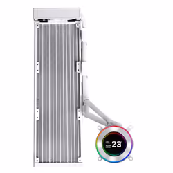 Lian Li GA II Hydroshift II LCD-C 360N Case per computer Dissipatore di calore/Radiatore Bianco - Vista aggiuntiva 2