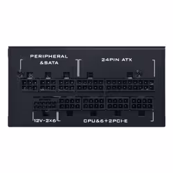 Lian Li SP1000P alimentatore per computer 1000 W 24-pin ATX SFX Nero - Vista aggiuntiva 4