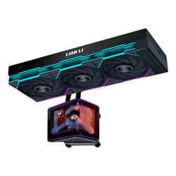 Lian Li HydroShift II OLED Curved 360TL Processore Kit di raffreddamento a liquido 12 cm Nero 1 pz