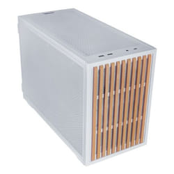 Lian Li B4-mATX Wood Mini Tower Bianco, Legno