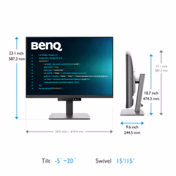 BenQ RD280U 28.2" 4K Ultra HD Nero - Vista aggiuntiva 5