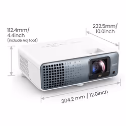 BenQ TK710STi videoproiettore Proiettore a raggio standard 3200 ANSI lumen DLP UHD 4K (3840x2160) Compatibilità 3D Nero, Bianco - Vista aggiuntiva 4