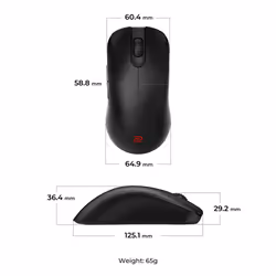 BenQ ZOWIE FK2-DW mouse Gaming Mano destra RF Wireless 3200 DPI - Vista aggiuntiva 7
