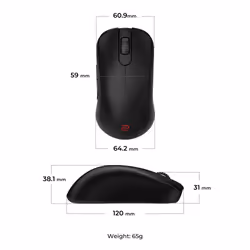 BenQ ZOWIE S2-DW mouse Gaming Mano destra RF Wireless 3200 DPI - Vista aggiuntiva 7