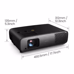 BenQ W4100i Proiettore a raggio standard 3200 ANSI lumen DLP UHD 4K (3840x2160) Compatibilità 3D Nero - Vista aggiuntiva 4