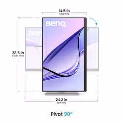 BenQ MA270S Monitor PC 68,6 cm (27") 5120 x 2880 Pixel 5K Ultra HD LED Bianco - Vista aggiuntiva 4