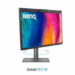BenQ PD2770U Monitor PC 68,6 cm (27") 3840 x 2160 Pixel 4K Ultra HD LCD Nero - Vista aggiuntiva 7
