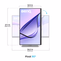 BenQ MA270UP Monitor PC 68,6 cm (27") 3840 x 2160 Pixel 4K Ultra HD Bianco - Vista aggiuntiva 5