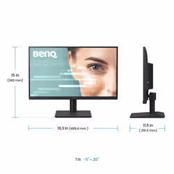 BenQ GW2291 Monitor 21,5 pollici Full HD IPS 100 Hz Nero - Vista aggiuntiva 4