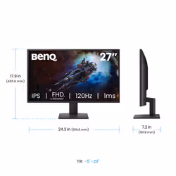 BenQ GW2791P Monitor PC 68,6 cm (27") 1920 x 1080 Pixel Full HD LED Nero - Vista aggiuntiva 4