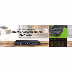 Zyxel GS1900-10HP Gestito L2 Gigabit Ethernet (10/100/1000) Supporto Power over Ethernet (PoE) 1U Nero - Vista aggiuntiva 6