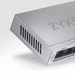 Zyxel GS1005HP Non gestito Gigabit Ethernet (10/100/1000) Supporto Power over Ethernet (PoE) Argento - Vista aggiuntiva 8
