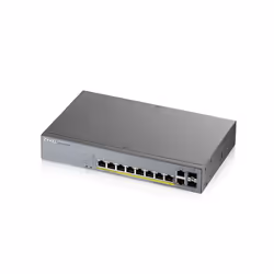 Zyxel GS1350-12HP Gestito L2 Gigabit Ethernet (10/100/1000) Supporto Power over Ethernet (PoE) Grigio - Vista aggiuntiva 3