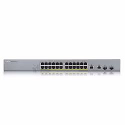 Zyxel GS1350-26HP-EU0101F switch di rete Gestito L2 Gigabit Ethernet (10/100/1000) Supporto Power over Ethernet (PoE) Grigio - Vista aggiuntiva 4