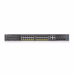 Zyxel GS2220-28HP Gestito L2 Gigabit Ethernet (10/100/1000) Supporto Power over Ethernet (PoE) Nero - Vista aggiuntiva 2
