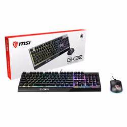 MSI VIGOR GK30 COMBO tastiera Mouse incluso Gaming USB QWERTY Italiano Nero - Vista aggiuntiva 5