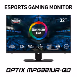 MSI Optix MPG321UR-QD Monitor PC 81,3 cm (32") 3840 x 2160 Pixel 4K Ultra HD LED Nero
