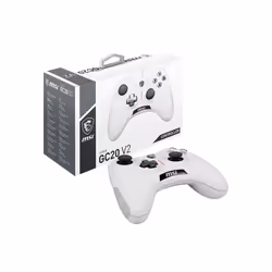 MSI Force GC20 V2 Bianco USB 2.0 Gamepad Analogico/Digitale Android, PC - Vista aggiuntiva 5