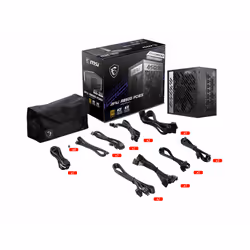 MSI MPG A850G PCIE5 alimentatore per computer 850 W 24-pin ATX ATX Nero - Vista aggiuntiva 5