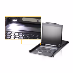 ATEN CL1308N switch per keyboard-video-mouse (kvm) Montaggio rack Nero