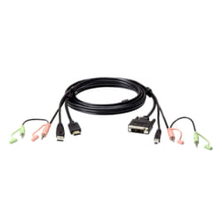 ATEN Cavo KVM USB da HDMI a DVI-D da 1,8 m con audio