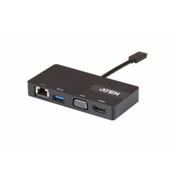 ATEN UH3232 Cablato USB 3.2 Gen 1 (3.1 Gen 1) Type-C Nero