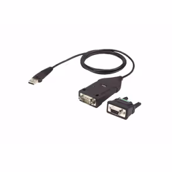 ATEN Adattatore USB a RS-422/485, Nero, 1,2 m, USB tipo A, DB-9, Maschio, Maschio