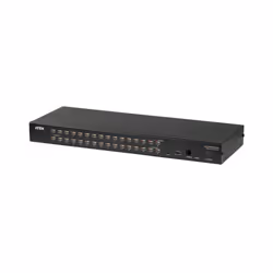 ATEN Switch KVM Cat 5 multi-interfaccia (DisplayPort, HDMI, DVI, VGA) a 32 porte, 1920 x 1200 Pixel, Collegamento ethernet LA ...