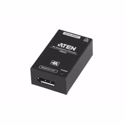 ATEN Amplificatore True 4K DisplayPort, 4096 x 2160 Pixel, Ripetitore AV, 20 m, Cablato, Nero, HDCP