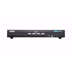 ATEN Switch KVM USB DVI per la sicurezza a 4 porte (conforme PSS PP v3.0), 3840 x 2160 Pixel, 4K Ultra HD, Montaggio rack, 5, ...