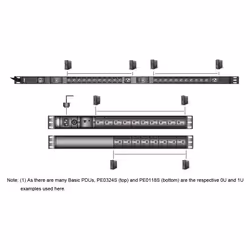 ATEN PDU 1U di base con protezione da sovratensione