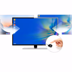 ATEN Switch dock USB-C Gen 1 a 2 porte con pass-through dell'alimentazione - Vista aggiuntiva 7