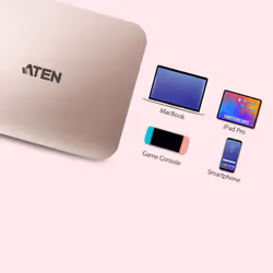 ATEN Mini dock ultra USB-C 4K con pass-through dell'alimentazione - Vista aggiuntiva 4