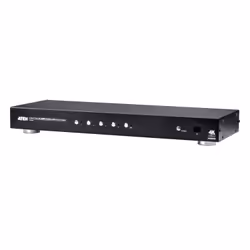 ATEN Switch True 4K HDMI a 4 porte con doppia uscita, HDMI, Metallo, Nero, 60 Hz, 3 m, 3840 x 2160, 4096 x 2160
