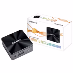GIGABYTE GB-BRI3H-10110, Mini PC barebone, BGA 1528, M.2, PCI Express, SATA, Collegamento ethernet LAN, Wi-Fi 5 (802.11ac), 9 ...