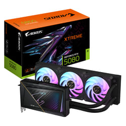 GIGABYTE AORUS GeForce RTX 5080 XTREME WATERFORCE 16G Scheda Grafica - 16GB GDDR7, 256 bit, PCI-E 5.0, 2805MHz Core Clock, 3 x DP 2.1a, 1 x HDMI 2.1b, NVIDIA DLSS 4, GV-N5080AORUSX W-16GD