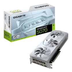 GIGABYTE GeForce RTX 5070 EAGLE OC ICE SFF 12G Scheda Grafica - 12GB GDDR7, 192 bit, PCI-E 5.0, XXXX MHz Core Clock, 3 x DP 2.1a, 1 x HDMI 2.1b, NVIDIA DLSS 4, GV-N5070EAGLEOC ICE-12GD
