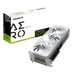 GIGABYTE GeForce RTX 5070 Ti AERO OC 16G Scheda Grafica - 16GB GDDR7, 256 bit, PCI-E 5.0, 2588 MHz Core Clock, 3 x DP 2.1a, 1 x HDMI 2.1b, NVIDIA DLSS 4, GV-N507TAERO OC-16GD