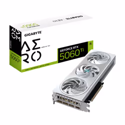 GIGABYTE GeForce RTX 5060 Ti AERO OC 16G Scheda Grafica – 16 GB GDDR7, 128 bit, PCI-E 5.0, 2647MHz Frequenza Core, 3 x Displa ...