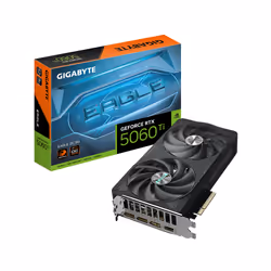 GIGABYTE GeForce RTX 5060 Ti EAGLE OC 8G Scheda Grafica – 8 GB GDDR7, 128 bit, PCI-E 5.0, 2617 MHz Frequenza del core, 3 x Di ...