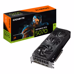 GIGABYTE GeForce RTX 5070 WINDFORCE SFF 12G Scheda grafica - 12 GB GDDR7, 192 bit, PCI-E 5.0, Frequenza core 2512 MHz, 3 x DP ...