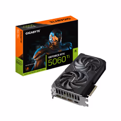 GIGABYTE GeForce RTX 5060 Ti WINDFORCE 16G Scheda Grafica – 16 GB GDDR7, 128 bit, PCI-E 5.0, 2572 MHz Frequenza del core, 3 x ...
