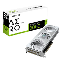 GIGABYTE GeForce RTX 5060 AERO OC 8G Scheda Grafica - 8GB GDDR7, 128bit, PCI-E 5.0, 2595 MHz Frequenza core, 3 x DisplayPort, 1 x HDMI, GV-N5060AERO OC-8GD