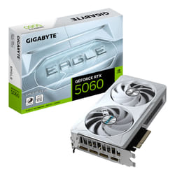 GIGABYTE GeForce RTX 5060 EAGLE OC ICE 8G Scheda Grafica - 8GB GDDR7, 128bit, PCI-E 5.0, 2550 MHz Frequenza core, 3 x DisplayPort, 1 x HDMI, GV-N5060EAGLEOC ICE-8GD