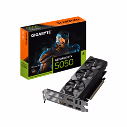 GIGABYTE GeForce RTX 5050 OC Low Profile 8G Scheda Grafica - 8GB GDDR6, 128bit, PCI-E 5.0, 2587MHz Frequenza core, 2 x DP, 2 ...