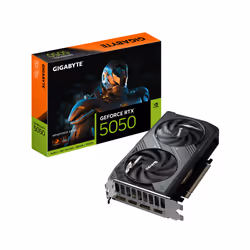 GIGABYTE GeForce RTX 5050 WINDFORCE OC 8G Scheda Grafica - 8GB GDDR6, 128bit, PCI-E 5.0, 2587MHz Frequenza core, 2 x DP, 2 x  ...